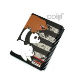 دفتر 100 برگ جلد سخت لانگو سری WeBareBears