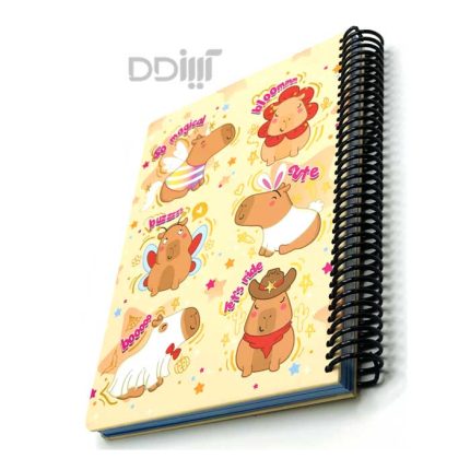 دفتر 100 برگ جلد سخت لانگو سری کاپی بارا
