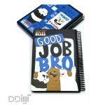 دفتر 100 برگ جلد سخت لانگو سری WeBareBears
