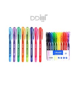 رواننویس دربدار ژل پیکاسو کیفی 10 رنگ