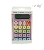 ماشین حساب های رنگی با دکمه گرد | 2888