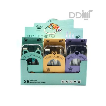 پرگار 8 تکه 12 عددی | 2009