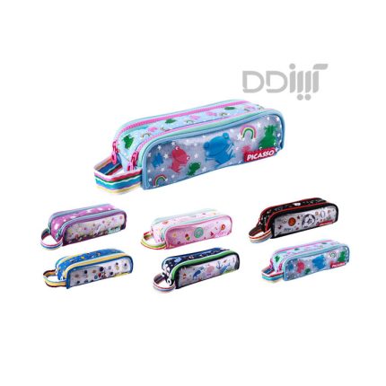 جامدادی دو زیپ طلقی C4 پیکاسو Picasso