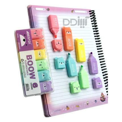 علامتزن تدی 6 رنگ پاستلی