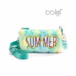 کیف رودوشی پولیشی بنددار طرح Summer