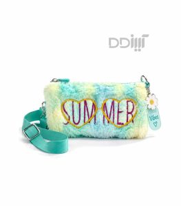 کیف رودوشی پولیشی بنددار طرح Summer