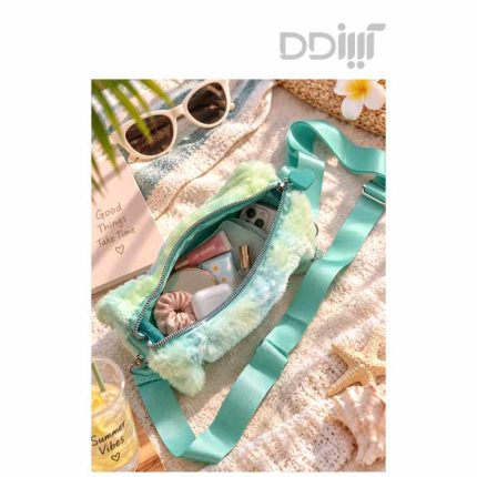 کیف رودوشی پولیشی بنددار طرح Summer