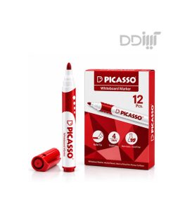 ماژیک قرمز وایت برد نوک گرد پیکاسو | Picasso