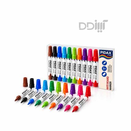 ماژیک وایت برد 10 رنگ پیداکس مدل P-1210 | PIDAX