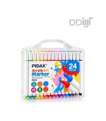 ماژیک اکریلیک 24 رنگ پیداکس PIDAX