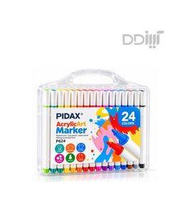 ماژیک اکریلیک 24 رنگ پیداکس PIDAX